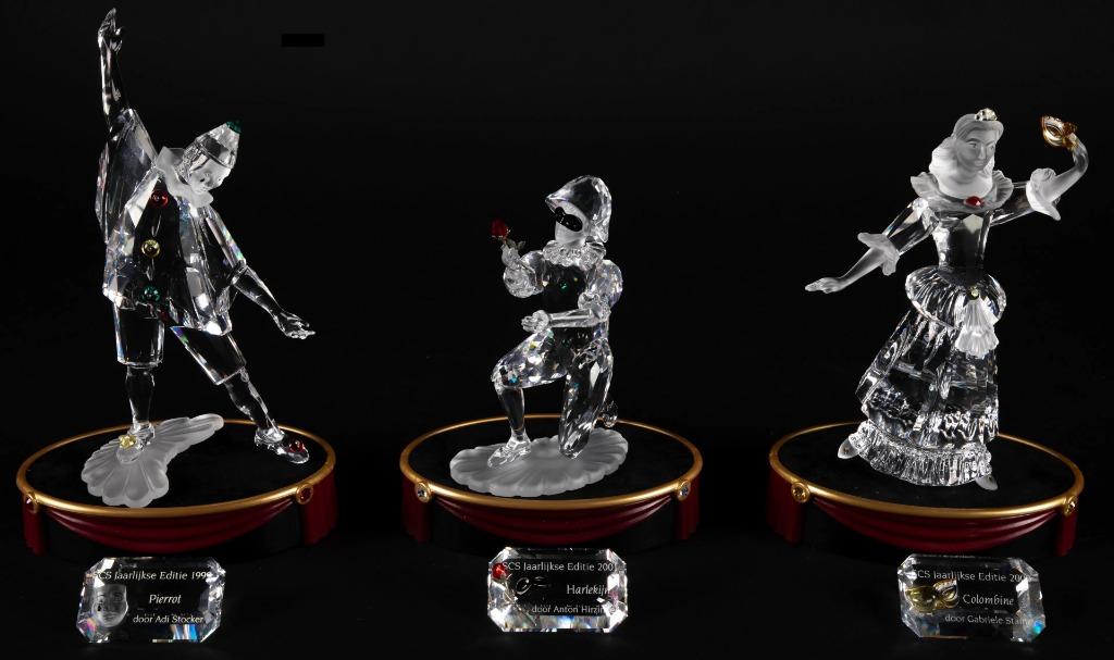 Complete set trilogie 'Masquerade', Swarovski nieuw in OVP, Verzamelen, Ophalen of Verzenden, Nieuw, Figuurtje