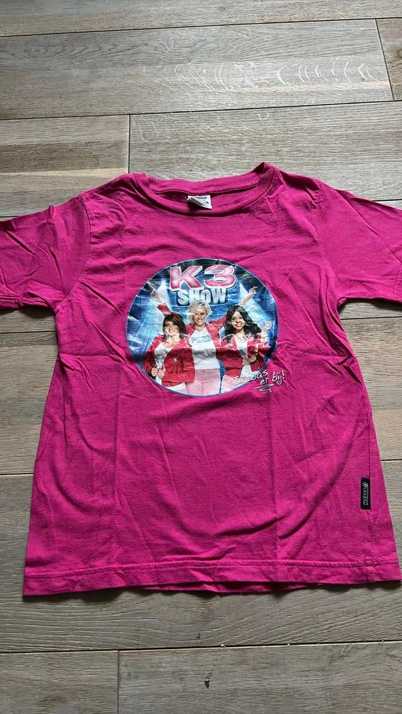 T-Shirt K3 (Karen, Kristel, Josje) maat 9/10, Ophalen of Verzenden, Gebruikt
