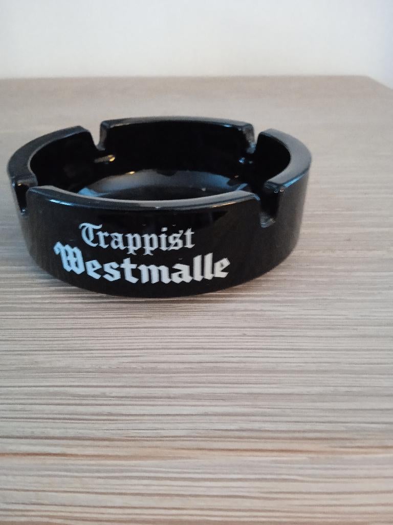 Keramische asbak Trappist Westmalle, Verzamelen, Biermerken, Ophalen of Verzenden, Zo goed als nieuw