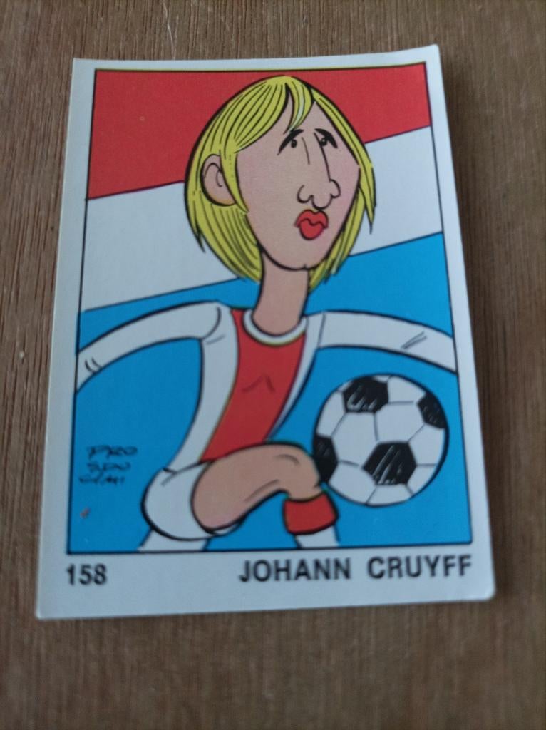 Panini OK Vip N 158 Johan Cruijff, Enlèvement ou Envoi