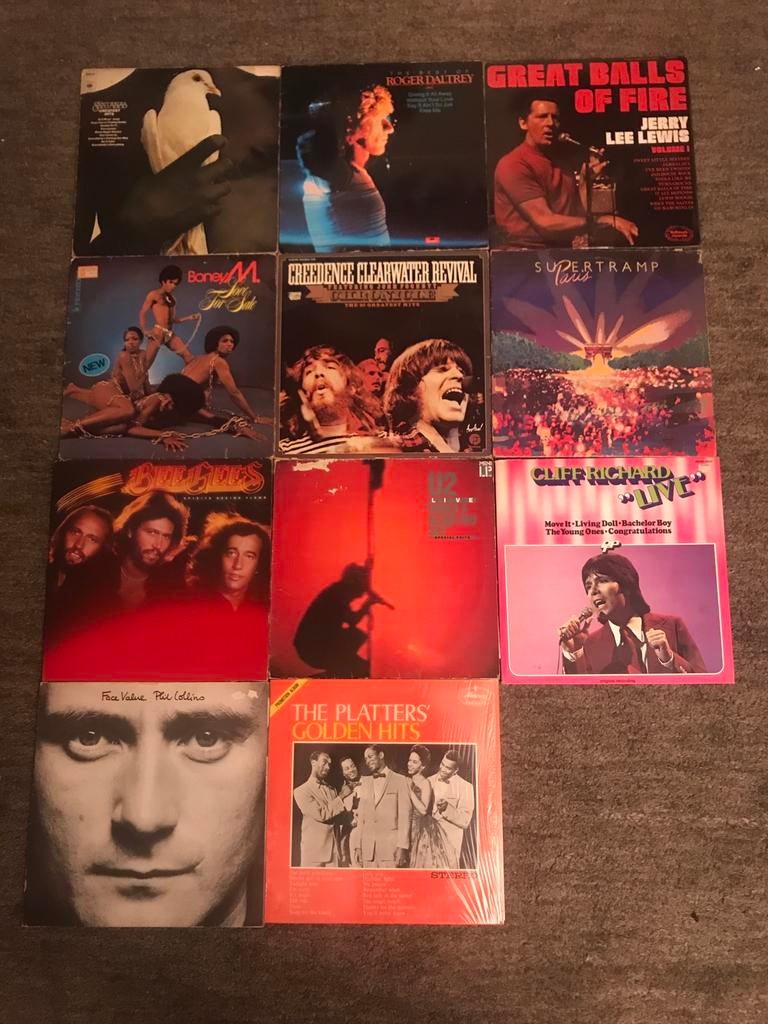 LOT LP’S 11 STUKS, Enlèvement