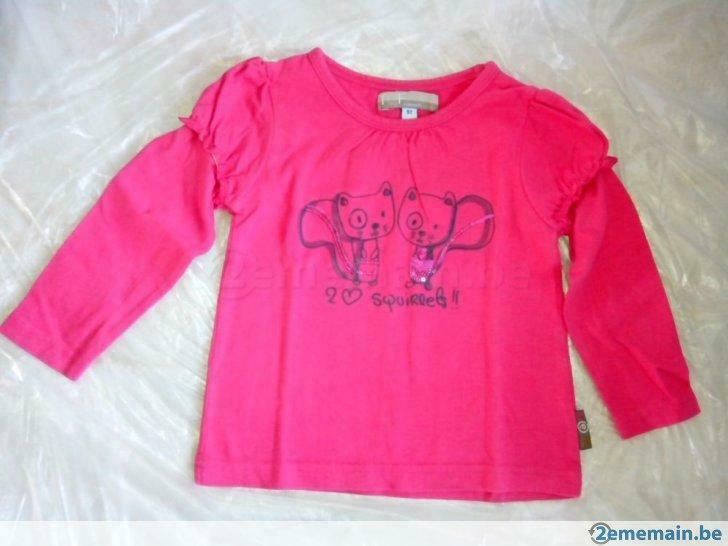 T-Shirt manche longue taille 92, Utilisé, Fille, Chemise ou À manches longues
