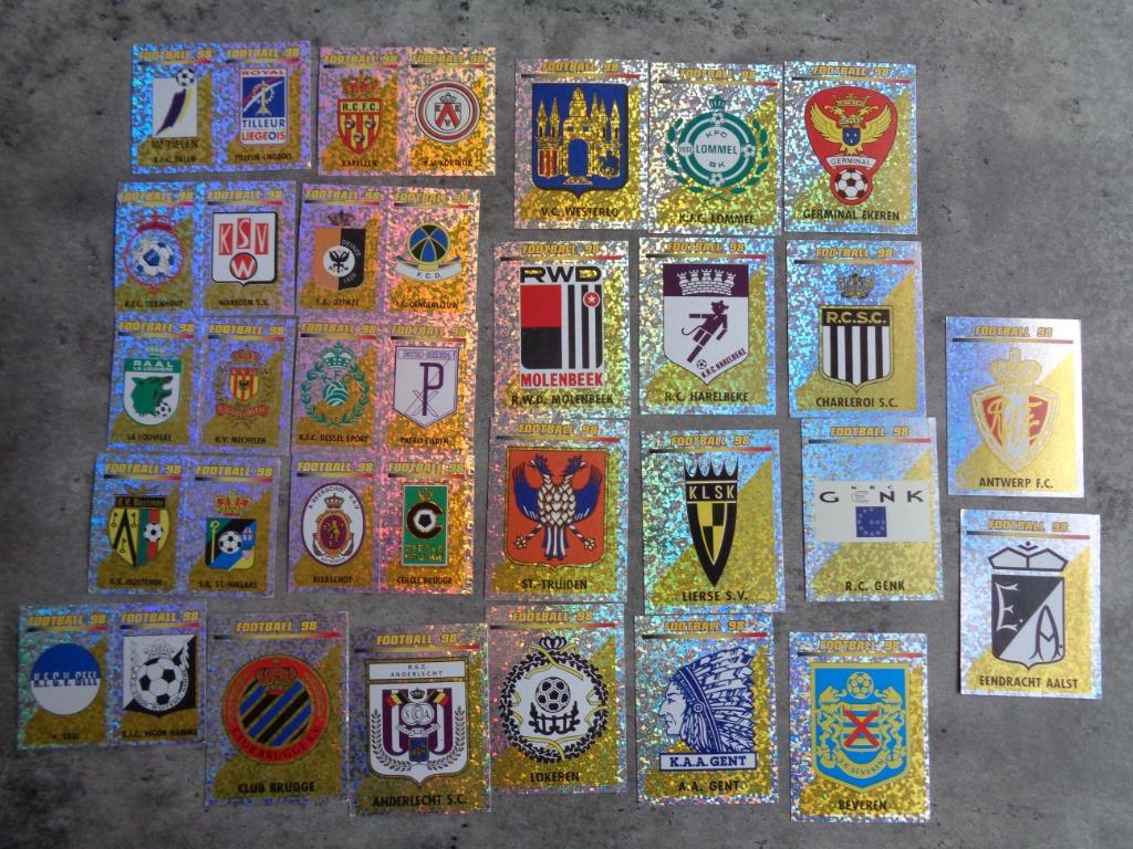 AUTOCOLLANTS PANINI FOOTBALL 98 PHOTOS EMBLEMS, Envoi, Comme neuf