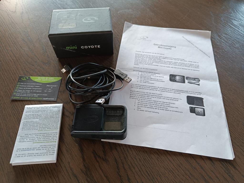 Mini coyote waarschuwingssysteem/snelheidscamera GPS, Ophalen of Verzenden, Zo goed als nieuw