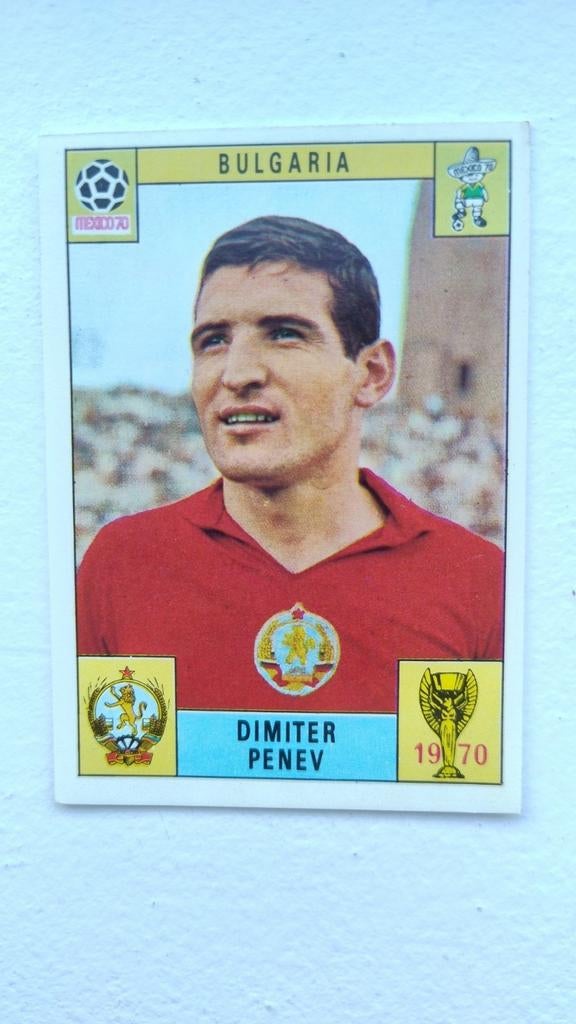 Panini Mexico 70 : Bulgarie - Dimiter Penev., Enlèvement ou Envoi