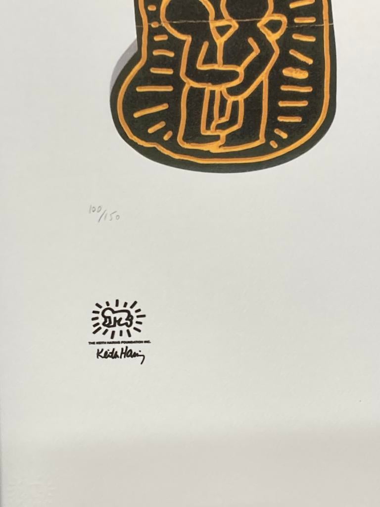 Keith Haring: lithografie op groot formaat. Nieuwstaat, Ophalen of Verzenden