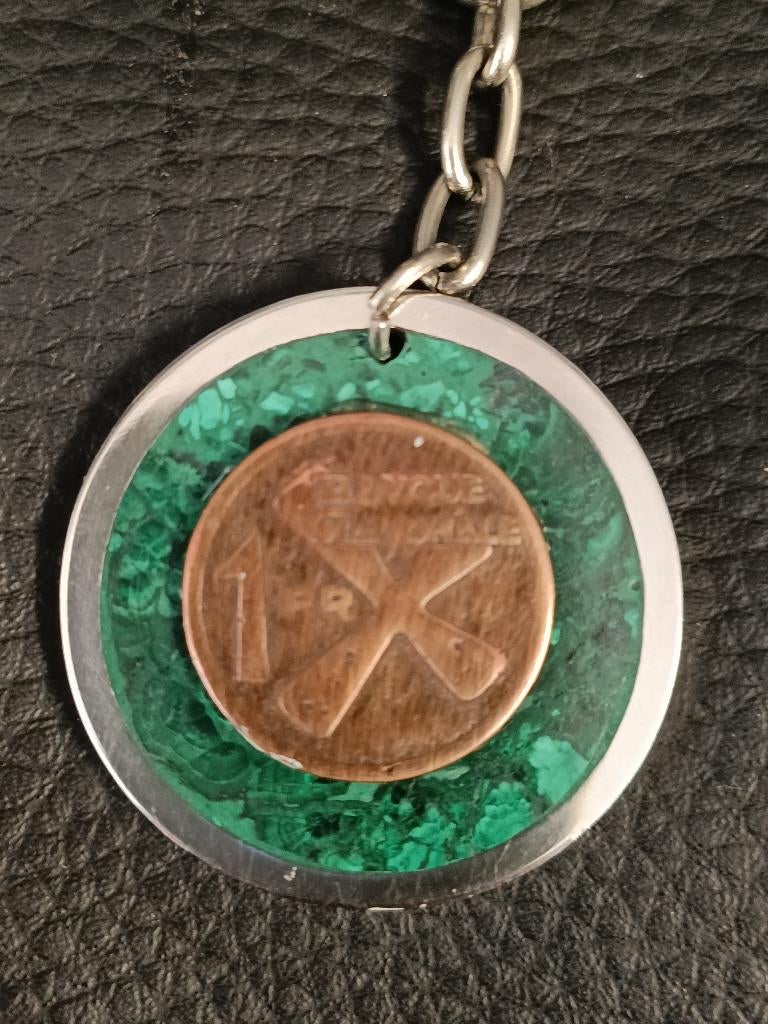 Porte clé en malachite du Congo, Enlèvement, Neuf