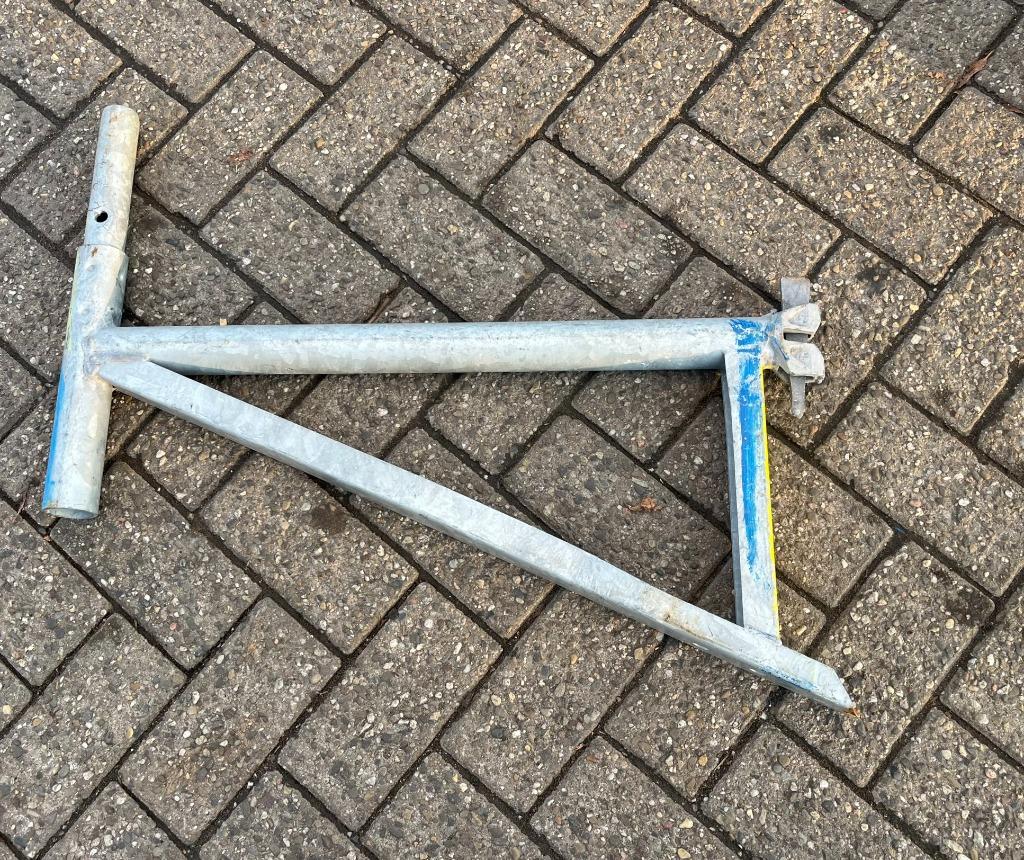 Layher Allround console 0.73M buisoplegging met pen gebruikt, Enlèvement, Utilisé