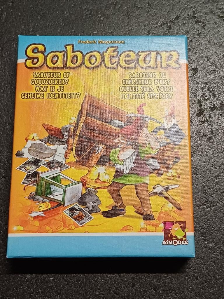 Saboteur kaartspel, Cinq joueurs ou plus, Enlèvement, Neuf, Amigo