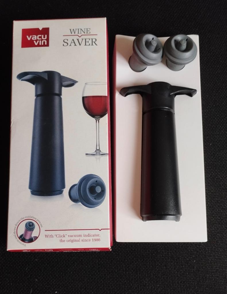Wine Saver VacuVin Vacuümpomp voor wijn + 2 stoppen, Verzenden, Nieuw