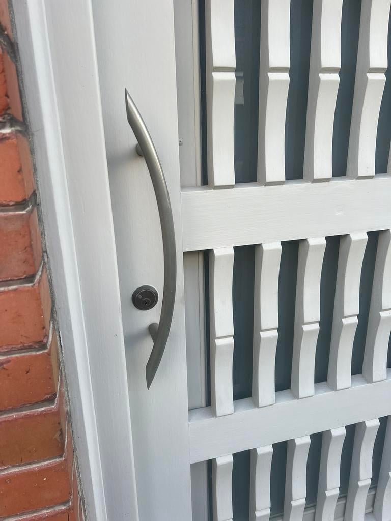 Deurklink, Ophalen of Verzenden, Zo goed als nieuw, Inox