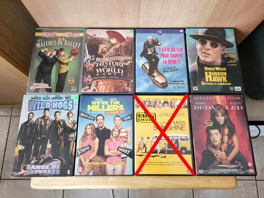 Lot DVD comédies / films comiques, Cd's en Dvd's, Ophalen, Overige genres