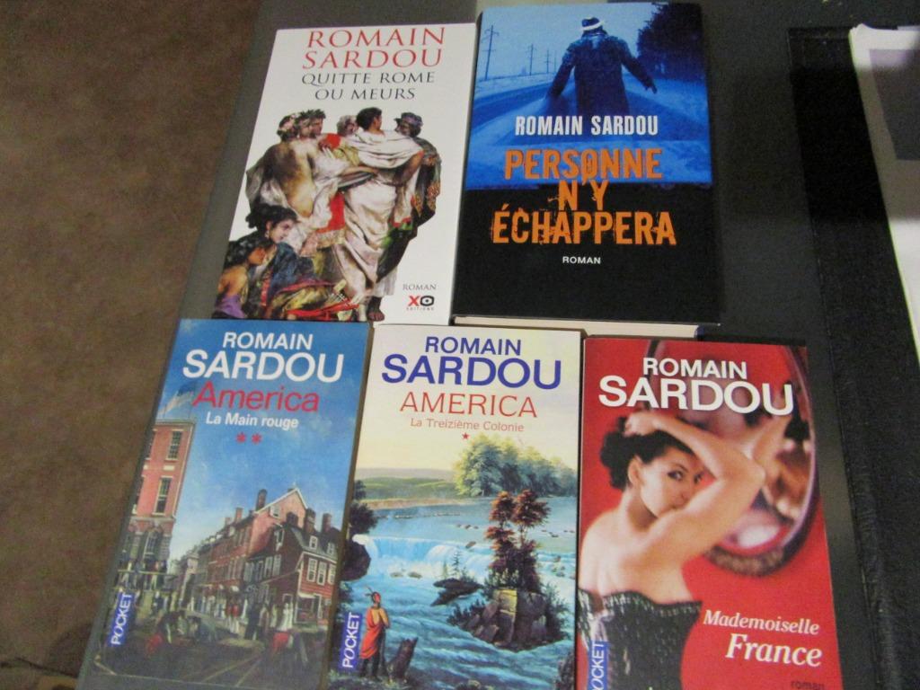 E 5 romans de Romain Sardou, Ophalen, Gelezen