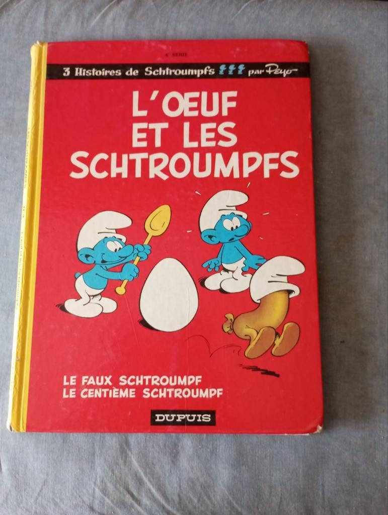 L'oeuf et les Schtroumpfs. Les Schtroumpfs 4., Ophalen of Verzenden, Gelezen