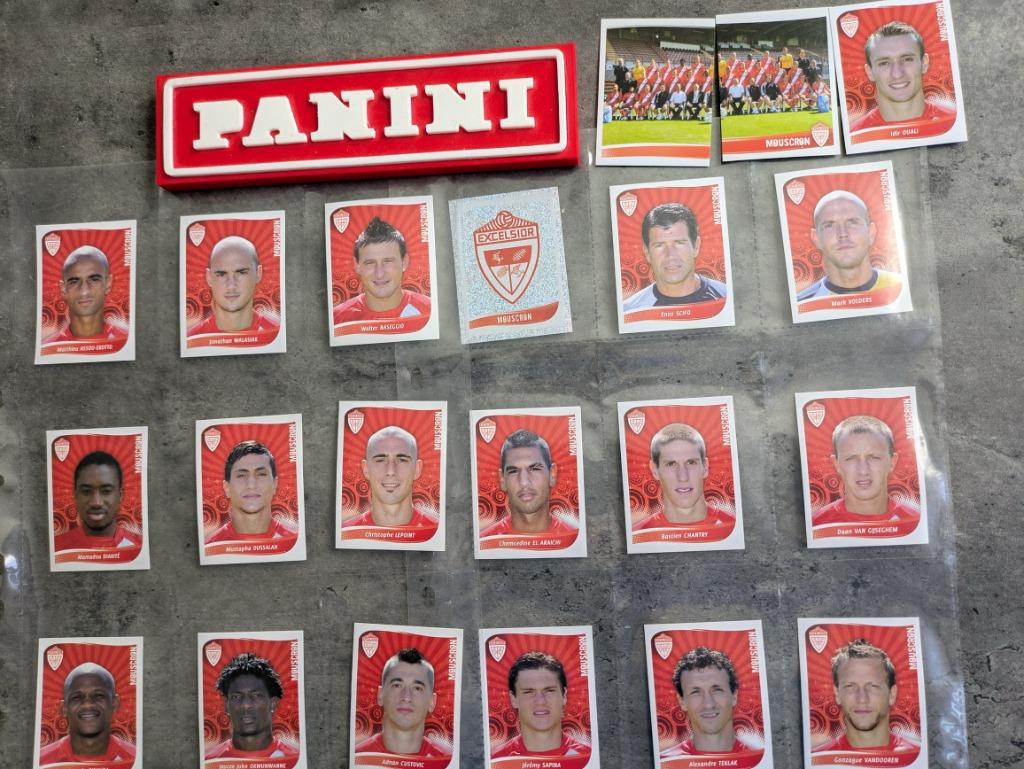 Panini football 2009 MOUSCRON 21 voetbal stickers 2009, Verzenden, Nieuw