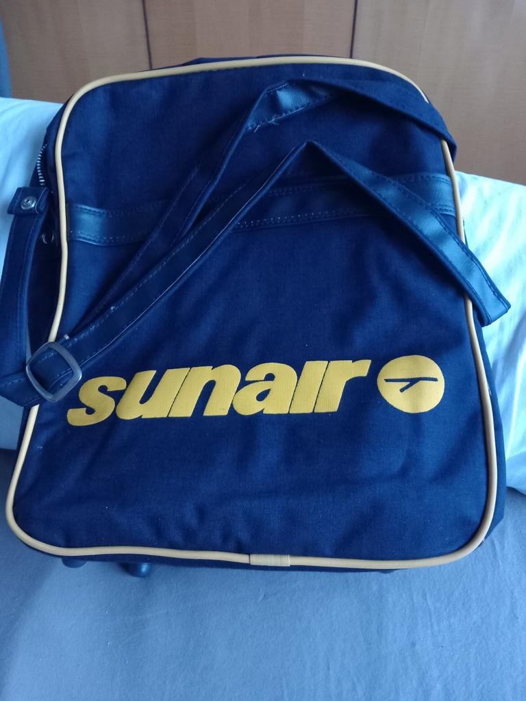 Sac voyage,  bandoulière  Sunair - Vintage, Enlèvement ou Envoi