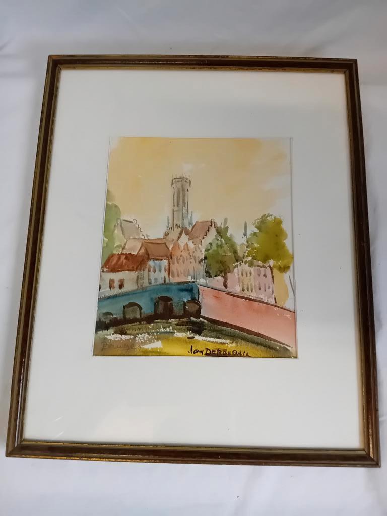 Pastel de Jean Deroubaix, Antiquités & Art, Art | Peinture | Classique, Enlèvement ou Envoi
