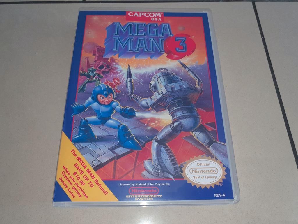 Mega Man 3 NES Game Case (2), Verzenden, Zo goed als nieuw