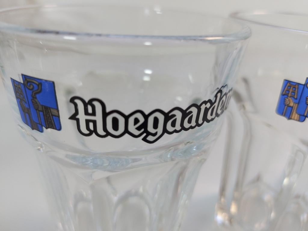 4 Hoegaarden bierglazen, Enlèvement