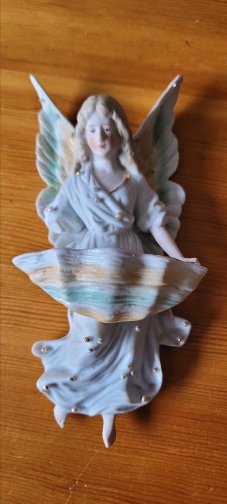 Antiek Wijwatervat in biscuit, Antiek en Kunst, Ophalen of Verzenden