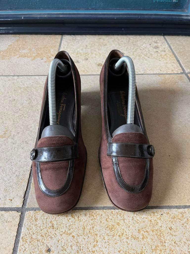 Escarpins Salvatore ferragamo, Ophalen of Verzenden, Zo goed als nieuw, Zwart, Pumps