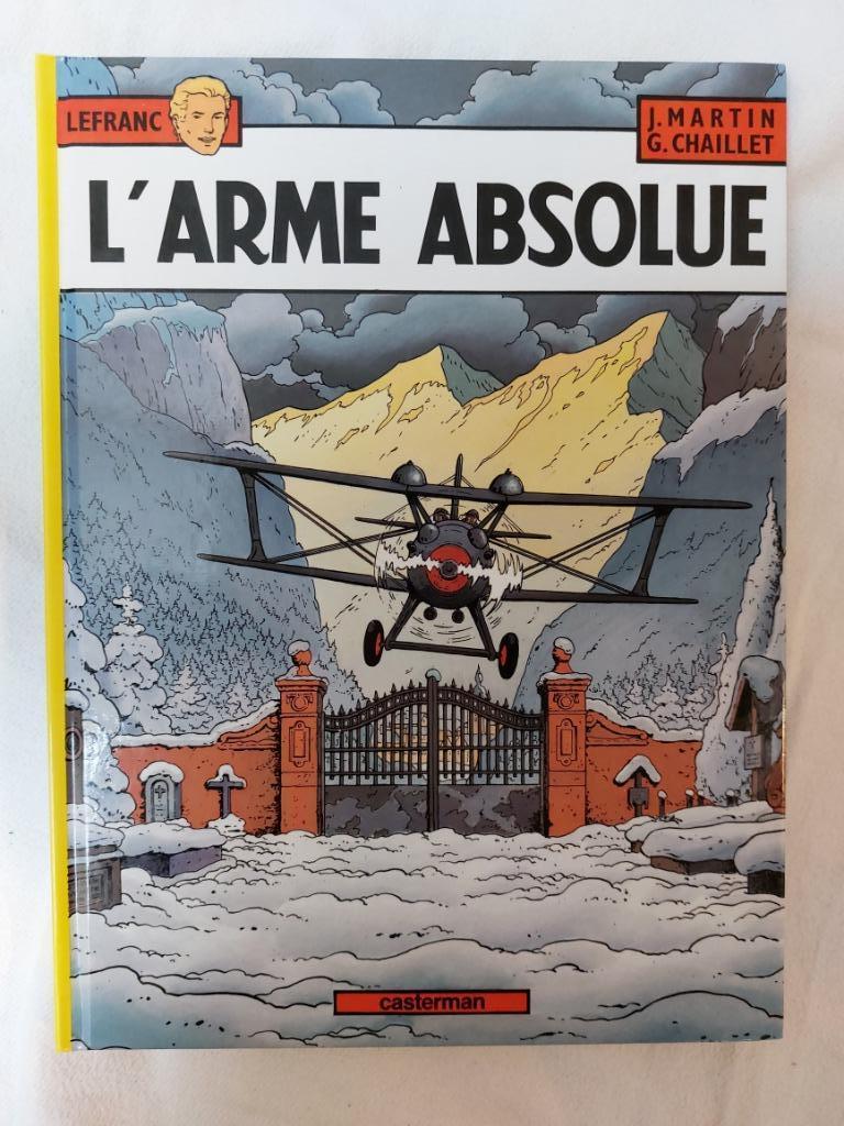 Lefranc T.8 L'arme absolue - Réédition (1999) - Bon état, Une BD, Enlèvement ou Envoi, Utilisé