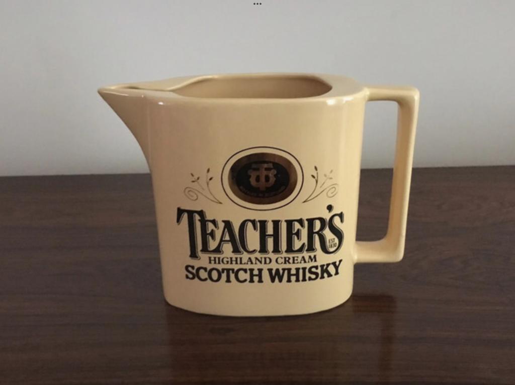 Teacher’s Teachers Whisky waterkan kan kruik 13 cm h, Verzamelen, Ophalen of Verzenden, Zo goed als nieuw