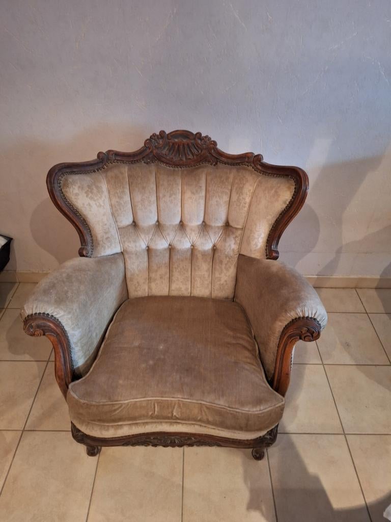 Fauteui/bergère Louis XV, Enlèvement