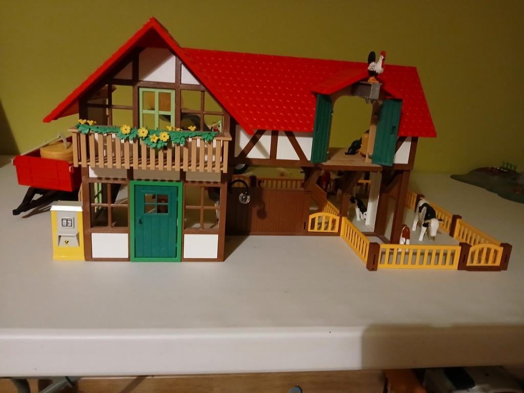 Grote boerderij playmobil 6120, Kinderen en Baby's, Speelgoed | Playmobil, Ophalen, Gebruikt, Complete set