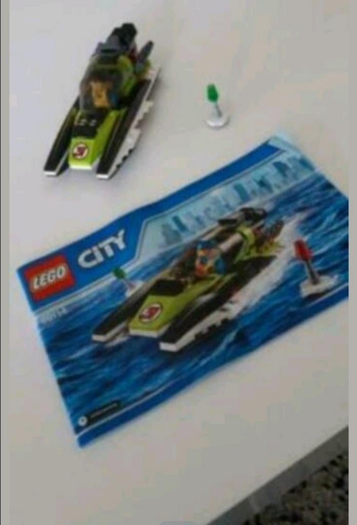 Lego raceboot (60144), Ophalen, Zo goed als nieuw