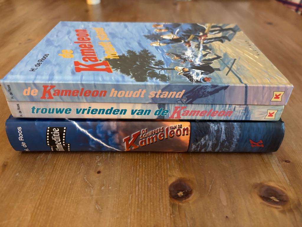 Leesboeken jongens Kameleon  Dik Trom etc., Boeken, Ophalen of Verzenden, Zo goed als nieuw, H. De Roos