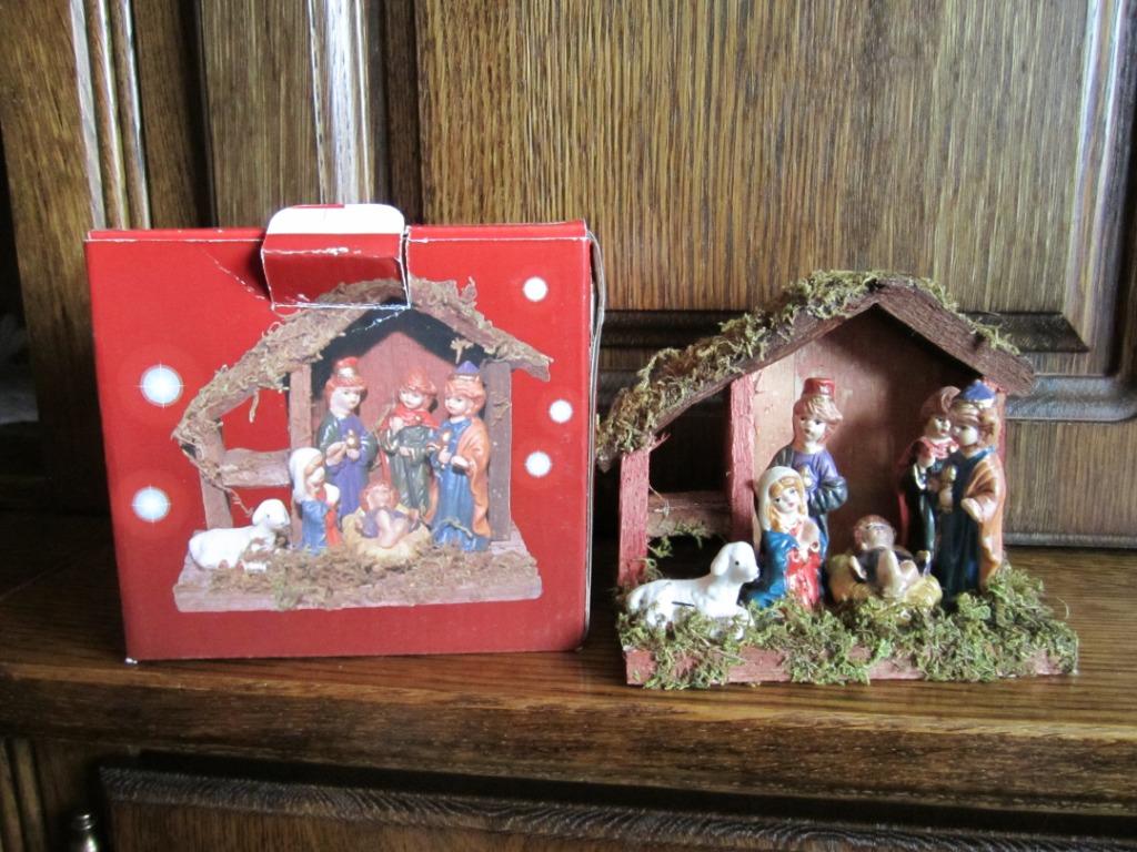 Mini kerststalletje, Diversen, Kerst, Ophalen of Verzenden, Nieuw
