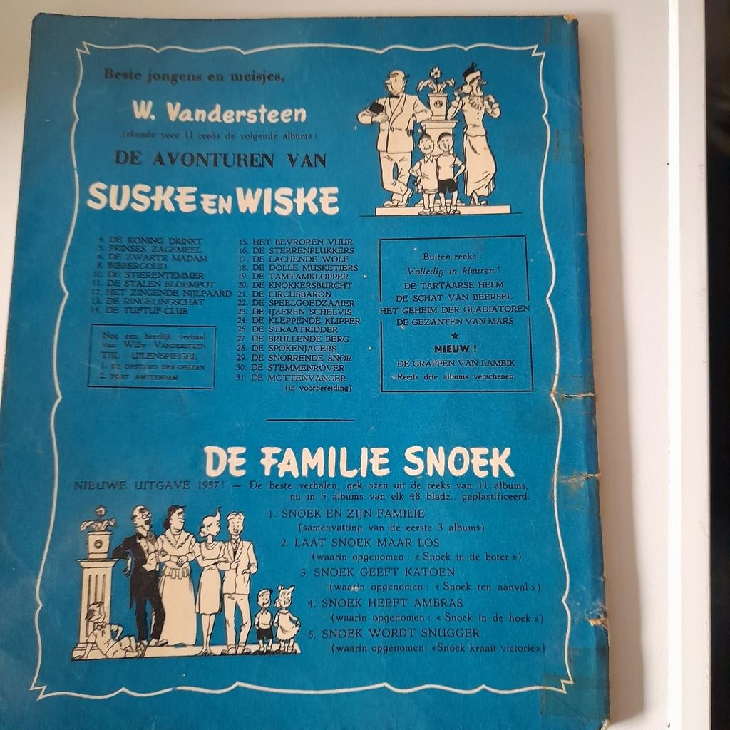 Suske en Wiske blauwe reeks, Enlèvement ou Envoi