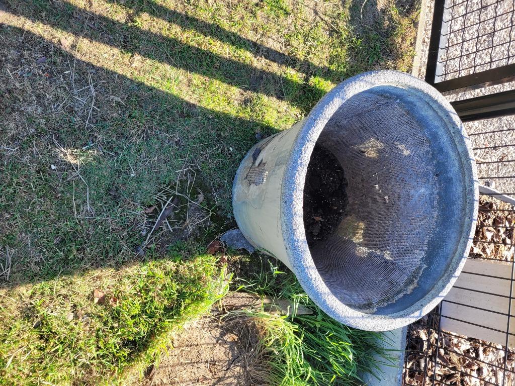 bloempot - 58 cm, Tuin en Terras, Bloempotten, Ophalen, Gebruikt, 40 cm of meer, Rond
