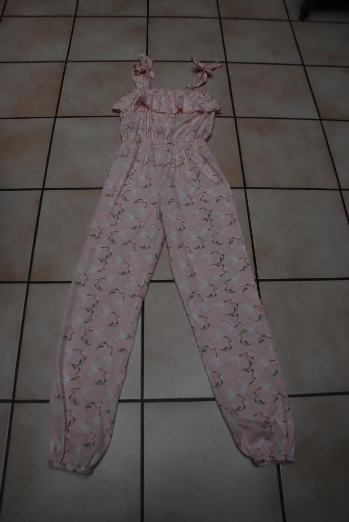 Mooie roze jumpsuit zonder mouwen T164 cm 13/14A zoals 9!, Kinderen en Baby's, Kinderkleding | Maat 164, Ophalen of Verzenden