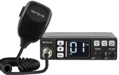 Retevis MB63 CB 27MC Radiostation met AM / FM - Nieuw, Telecommunicatie, Ophalen of Verzenden, Nieuw, Zender en Ontvanger
