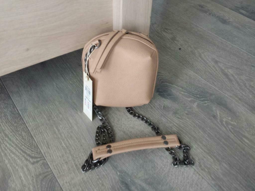 Sac bandoulière PIECES, Enlèvement ou Envoi, Neuf, Beige, Sac à bandoulière