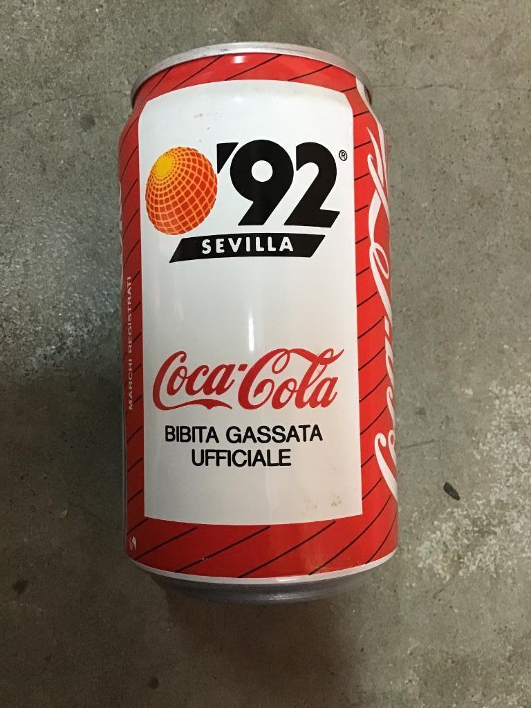 Coca-Cola blikje Wereldtentoonstelling sevilla, Verzenden, Gebruikt, Verpakking