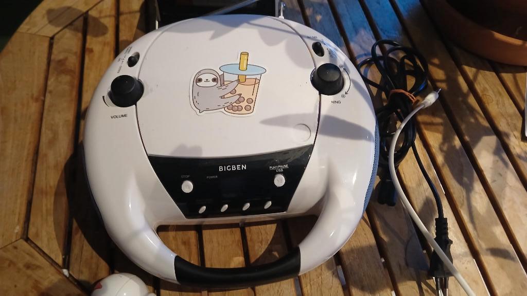 portable cd radio enfant, Enlèvement ou Envoi, Utilisé, Radio, Avec lecteur de CD