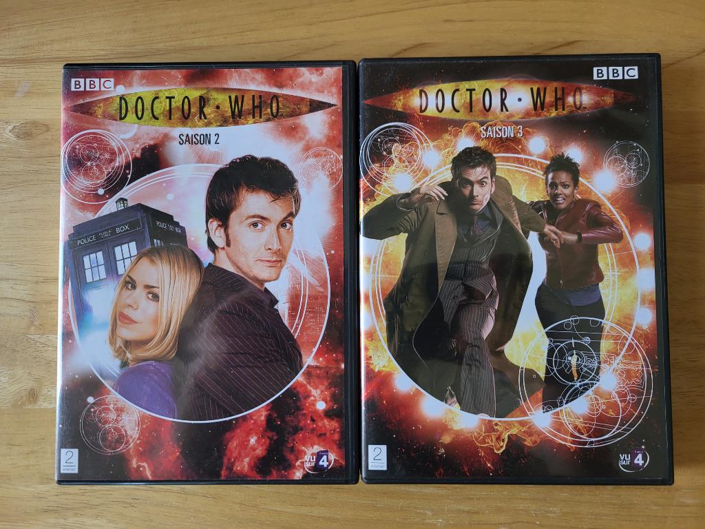 Lot coffrets DVD Doctor Who saisons 2 & 3, Enlèvement, Science-Fiction et Fantasy, Coffret