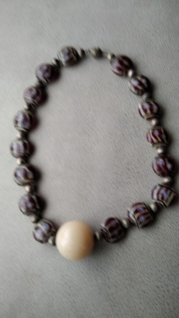 Ketting handgemaakt met Murano glas, Ophalen of Verzenden