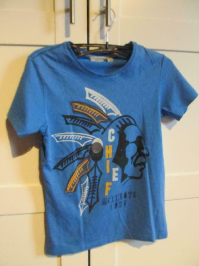 3 T-shirts Maat 134-140 korte mouw Mexx, Enlèvement ou Envoi, Utilisé, Garçon, Chemise ou À manches longues