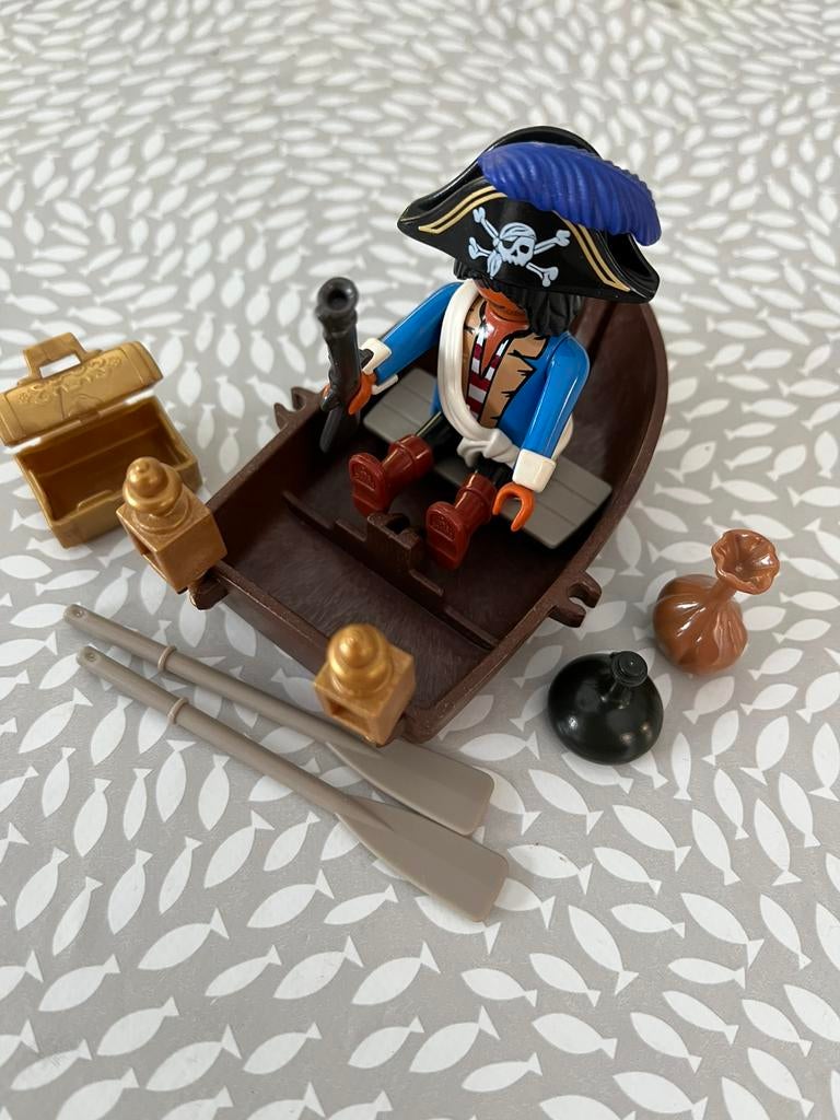Pirate Playmobil dans un bateau, Enlèvement ou Envoi, Comme neuf