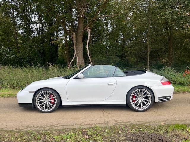 Porsche 996 4S cabrio *PSE* IMS OK*, Auto's, Automaat, 4 zetels, Zwart, Cabriolet