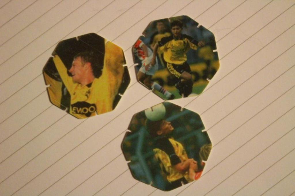 3 Flippo's Lierse - voetbal - Brocken - De Roover - De Sousa, Verzamelen, Flippo's, Ophalen of Verzenden, Losse flippo's
