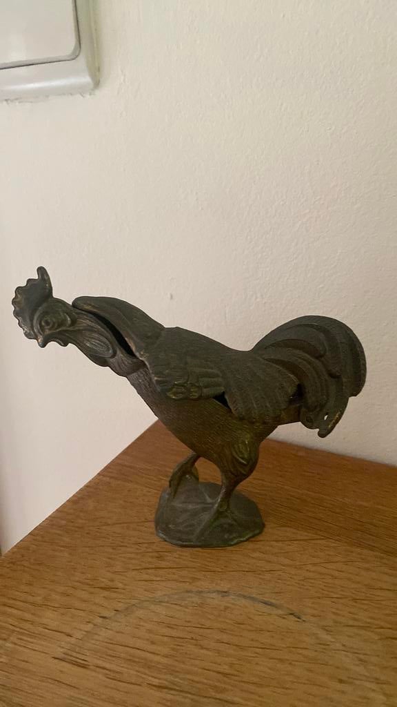 Ancien petit coq (fourre tout), Antiquités & Art, Antiquités | Bronze & Cuivre, Enlèvement ou Envoi