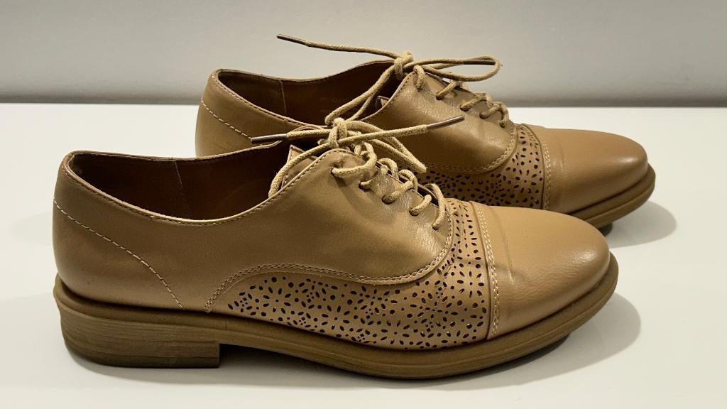 Anna Field beige veterschoenen (maat 41), Anna Field, Beige, Overige typen, Ophalen of Verzenden