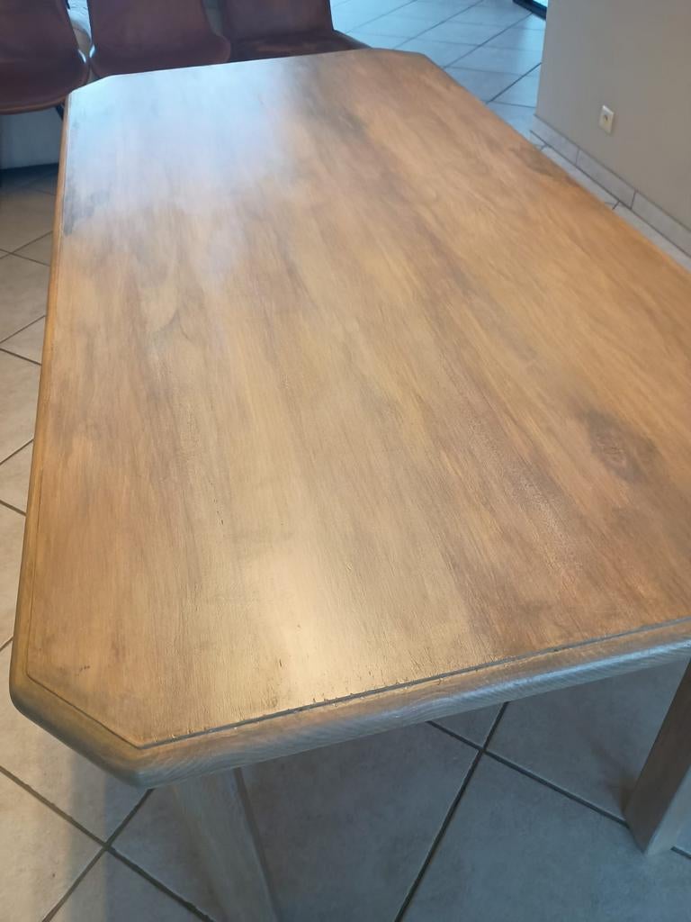 Tafel 1.90 op 0,90 weg wegens aankoop grotere tafel,vol eik, Huis en Inrichting, Tafels | Eettafels, Ophalen