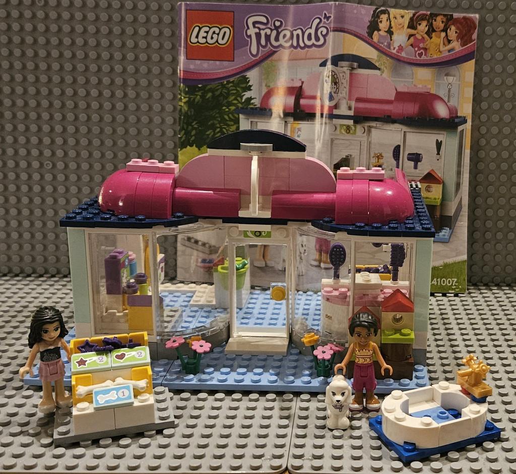 Lego Friends 41007 dierenwinkel - Heartlake dierensalon, Ophalen, Zo goed als nieuw, Complete set, Lego