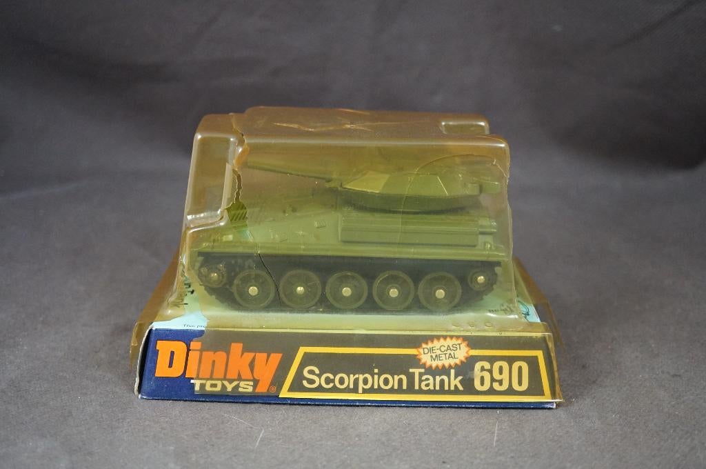 Dinky Toys Scorpion tank - TOP vintage, Antiek en Kunst, Ophalen of Verzenden